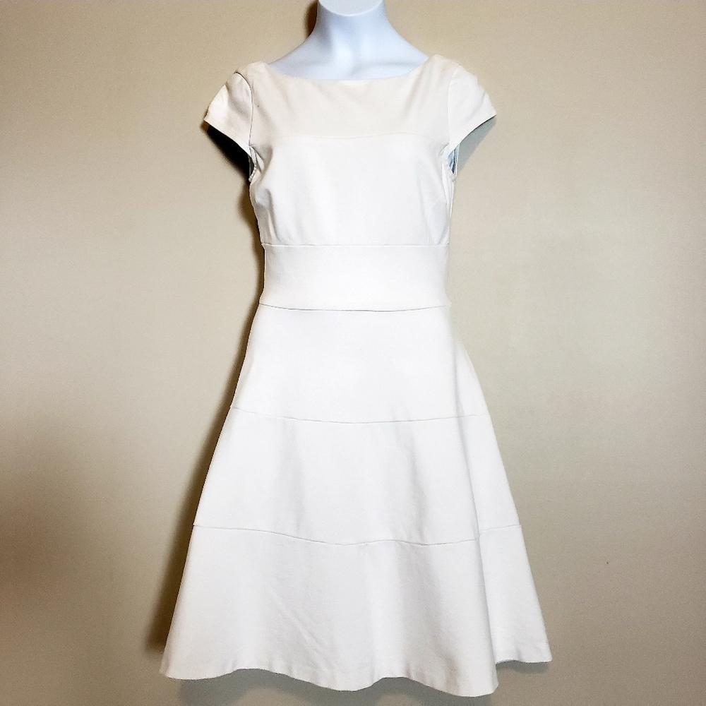 Banana Republic Dress White Cap Sleeve Sz 00 Dress